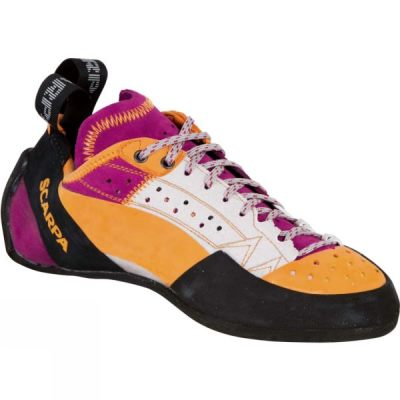 Zapatos De Escalada Scarpa Techno X Mujer Negras / Fucsia / Amarillo - Chile SUJ309425